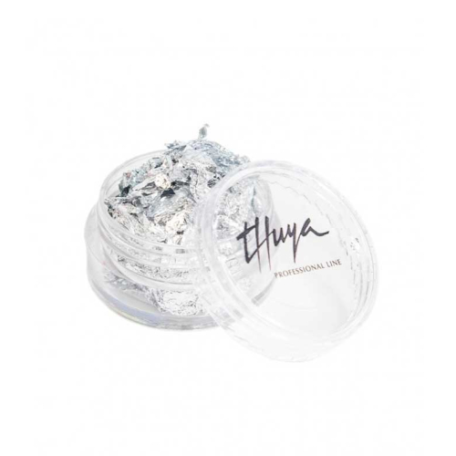 Thuya - Feuille d'or pour nail art - Argent