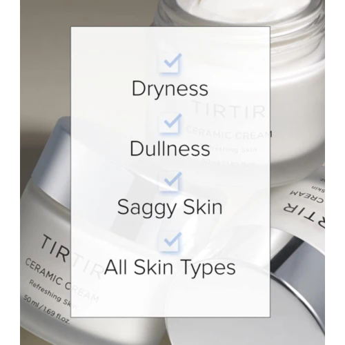TIRTIR - Crème hydratante visage Ceramic Cream