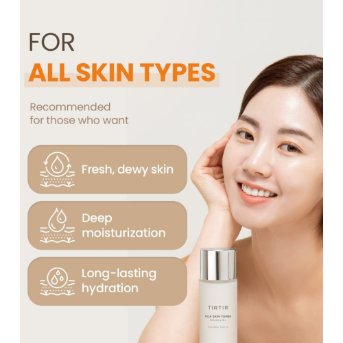 TIRTIR - Lotion tonique pour le visage Milk Toner