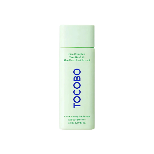 Tocobo - *Cica Calming* - Format sérum solaire visage SPF50 PA++++ - Peau sensible