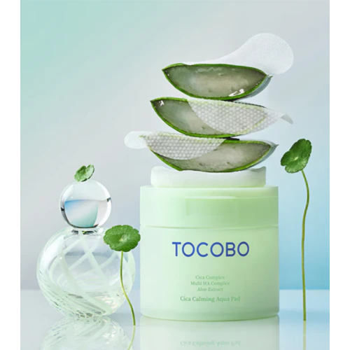 Tocobo - *Cica Calming* - Tampons de tonique apaisant pour le visage Aqua - 60pads