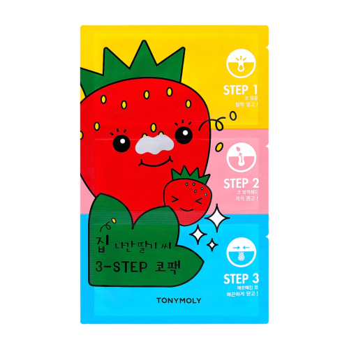 Tonymoly - Pack de 3 Patchs Nez Runaway Strawberry Seeds