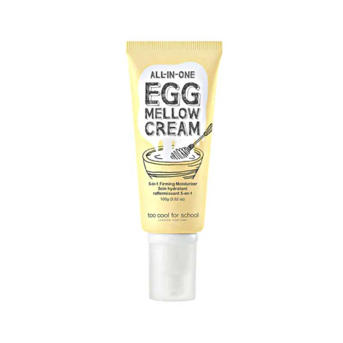 Too cool for school - Crème visage hydratante, éclaircissante et raffermissante 5 en 1 Egg Mellow