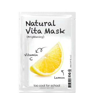 Too cool for school  - Masque facial Natural Vita - Éclaircissant