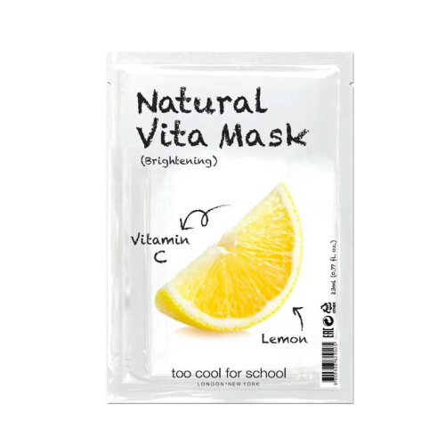 Too cool for school  - Masque facial Natural Vita - Éclaircissant