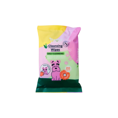 Tresky & Friends - Lingettes nettoyantes quotidiennes pour chiens