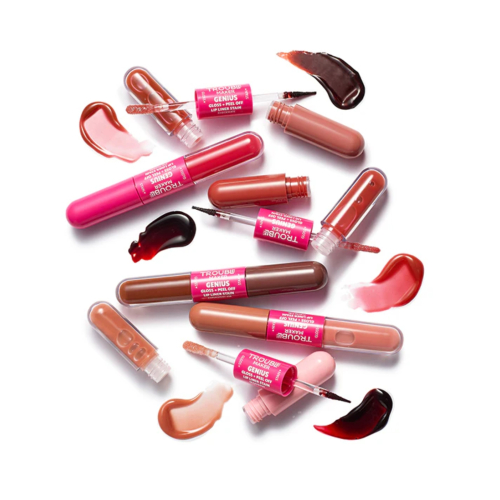 Trouble Maker  - Duo Teinte à Lèvres peel-off  + Gloss à Lèvres Genius - Smart Cookie Red