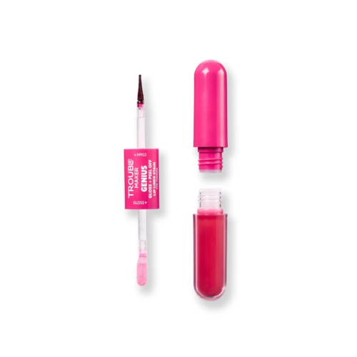 Trouble Maker - Duo Teinte à lèvres peel-off + Gloss à lèvres Genius - The Thinker Deep Plum