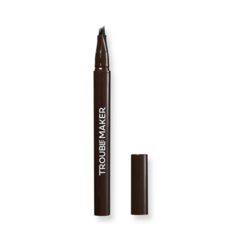 Trouble Maker - Crayon estompeur à sourcils Fluffer Brow Brush Natural - Dark Brown
