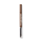 Trouble Maker - Crayon fixateur de sourcils 2 en 1 Teddy Brow Builder - Medium Brown