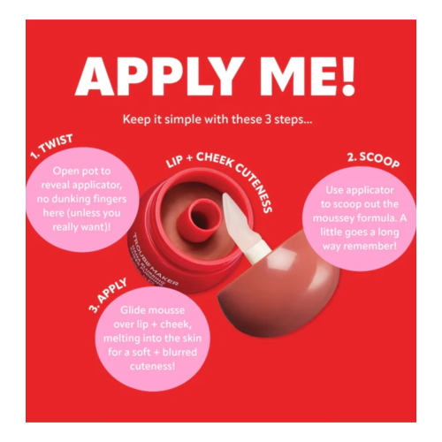 Trouble Maker - Mousse pour les lèvres et les joues Little Pudding - Kimmi Coral Pink