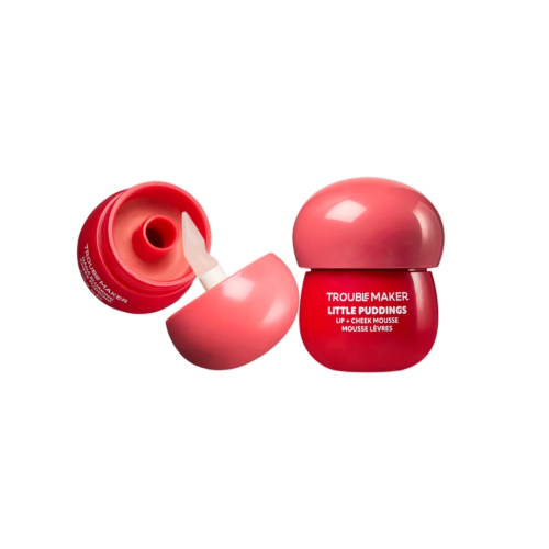 Trouble Maker - Mousse pour les lèvres et les joues Little Pudding - Kimmi Coral Pink