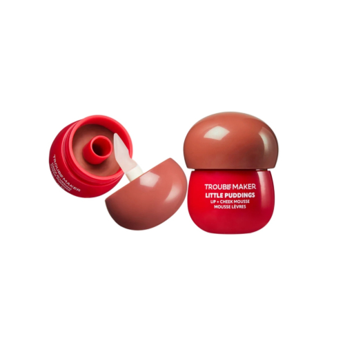 Trouble Maker - Mousse pour les lèvres et les joues Little Pudding - Mochi Nude Brown