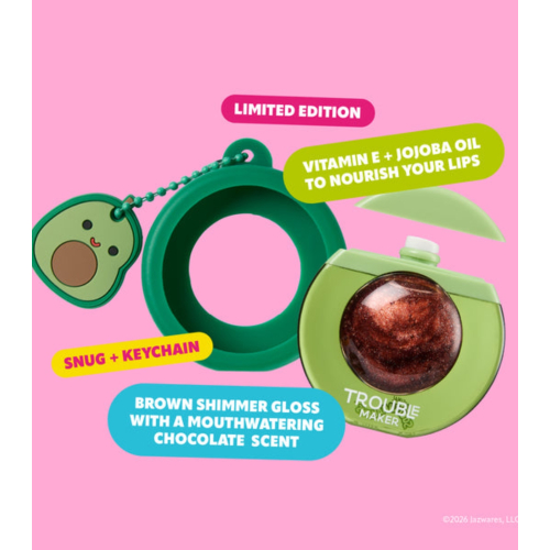 Trouble Maker - *Squishmallows* - Brillant à lèvres Bubble - Austin the Avocado