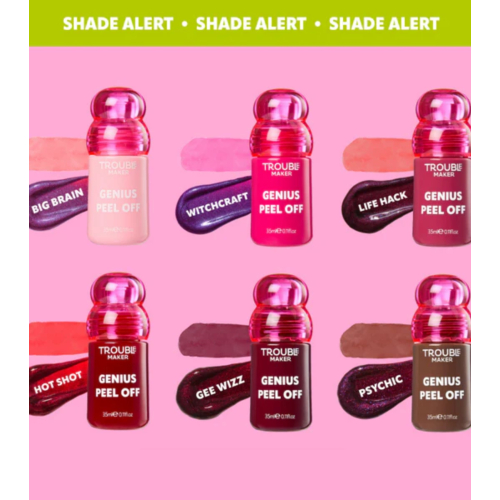 Trouble Maker  - Teinte à lèvres Genius peel-off - Gee Whiz Deep Plum