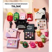 Trouble Maker x Squishmallows - Collection Complète Édition Limitée - 14 Produits : 3 Palettes de Fards à Paupières + Mascara + 3 Huiles à Lèvres + 3 Brillants à Lèvres + 4 Brumes Faciales
