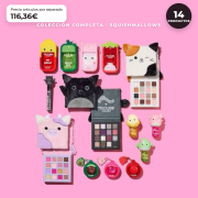 Trouble Maker x Squishmallows - Collection Complète Édition Limitée - 14 Produits : 3 Palettes de Fards à Paupières + Mascara + 3 Huiles à Lèvres + 3 Brillants à Lèvres + 4 Brumes Faciales