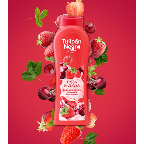 Tulipán Negro - *Gourmand Intensity* - Gel de bain 650ml - Fresa & Cereza