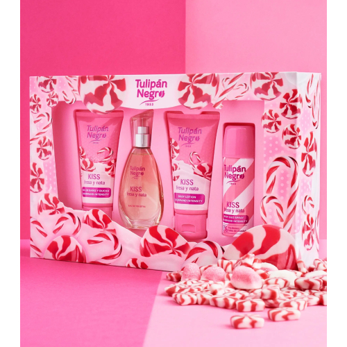 Tulipán Negro - *Gourmand Intensity* - Coffret - Kiss Fraise et Crème