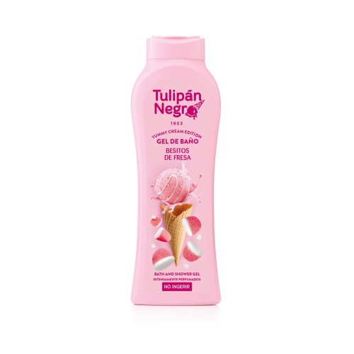 Tulipán Negro - *Yummy Cream Edition* - Gel de bain 650ml - Besitos de Fresa