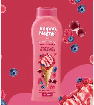 Tulipán Negro - *Yummy Cream Edition* - Gel de bain 650ml - Yogurt con Frutos Rojos
