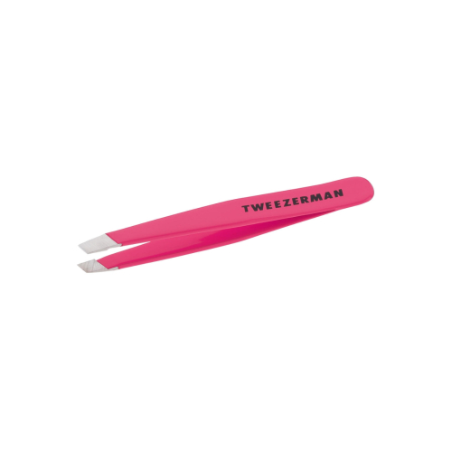Tweezerman - Mini pince Slant Tweezer - Rose fluo