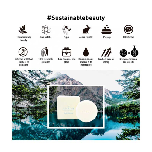 Valquer - Shampooing solide Pure - Cheveux gras