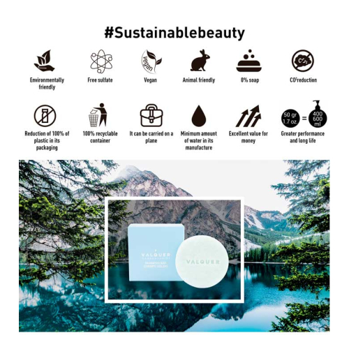 Valquer - Shampooing solide Sky - Cheveux normaux