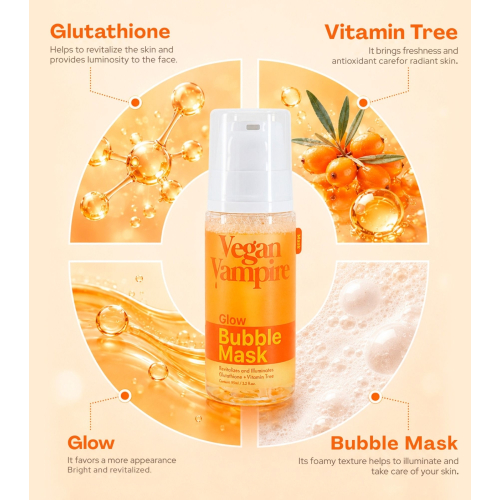 Vegan Vampire - Masque facial Bubble - Glow