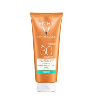 Vichy - *Capital Soleil* - Lait protecteur effet fraîcheur hydratant résistant à l'eau 30 SPF