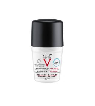 Vichy - *Homme* - Déodorant roll-on anti-transpirant 48H - Peaux sensibles