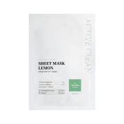 Village 11 Factory - *Active Clean* - Masque facial hydratant et éclaircissant Sheet Mask Lemon