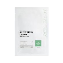 Village 11 Factory - *Active Clean* - Masque facial hydratant et éclaircissant Sheet Mask Lemon