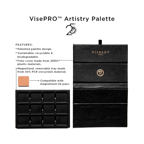 Viseart - Palette de fards à paupières Slim Pro VisePRO - VISE01: Neutral Mattes 25e Anniversary