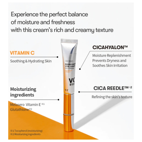 VT Cosmetics - Crème contour des yeux Reddle Shot Vita-Light