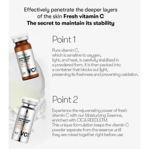 VT Cosmetics - Essence tonifiante Reedle Shot Vita-Light VC1000