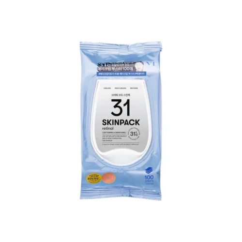 VT Cosmetics - Masque de base de maquillage 31 Skinpack Retinol - 100 unités