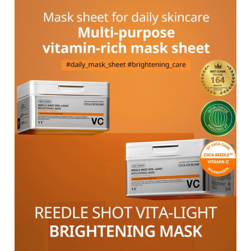 VT Cosmetics - Masques pour le visage Reedle Shot Vita-Light - 30ea