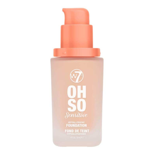 W7 - *Oh So Sensitive* - Fond de teint hypoallergénique - Natural Beige
