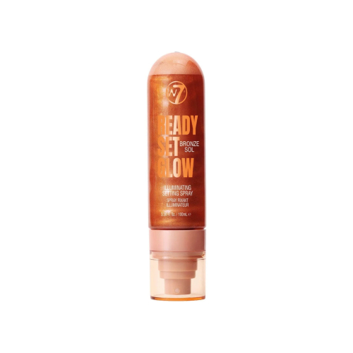 W7 Cosmetics - Spray fixateur de maquillage Ready, Set, Glow - Bronze Sol