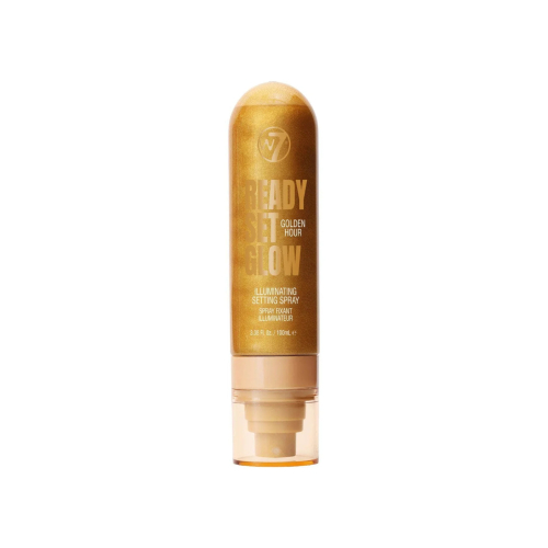 W7 Cosmetics - Spray fixateur de maquillage Ready, Set, Glow - Golden Hour