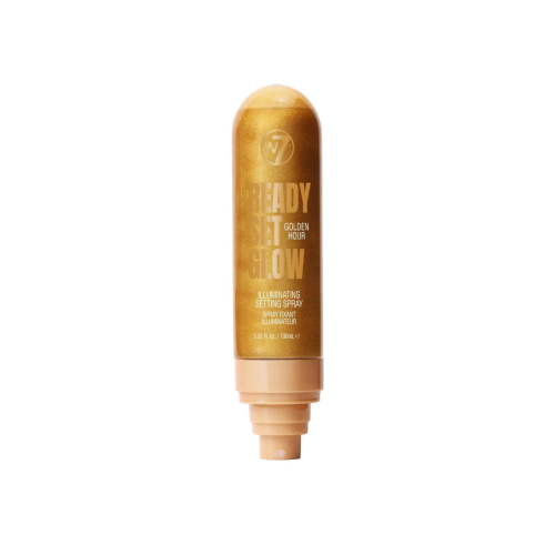 W7 Cosmetics - Spray fixateur de maquillage Ready, Set, Glow - Golden Hour