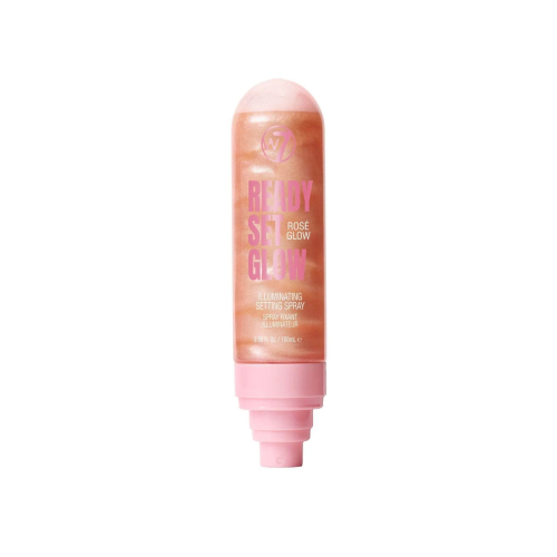 W7 Cosmetics - Spray fixateur de maquillage Ready, Set, Glow - Rose Glow