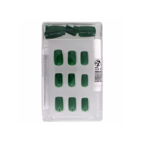 W7 Cosmetics - Ongles artificiels Glamorous Nails - Emerald Energy