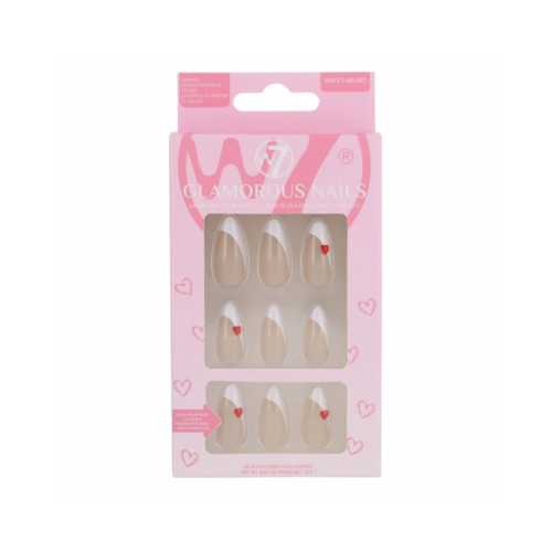 W7 Cosmetics - Ongles artificiels Glamorous Nails - Sweet-Heart