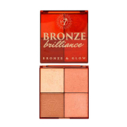 W7 - Palette de highlighters et de bronzeurs Bronze Brilliance - Medium/Dark