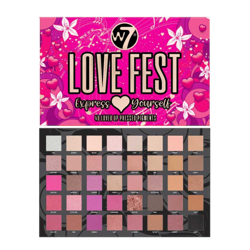 W7 - Palette de pigments pressés Love Fest