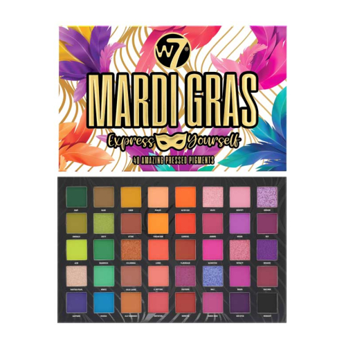 W7 - Palette de pigments pressés Mardi Gras