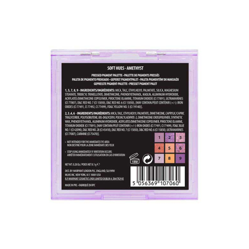 W7 - Palette de pigments pressés Soft Hues - Amethyst