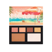 W7 - Palette de fards à paupières et visage Tropical Escape - Clair-Moyen